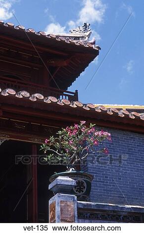 Stock Photography - Tiled Roof Tomb of Minh Mang Vietnam. Fotosearch