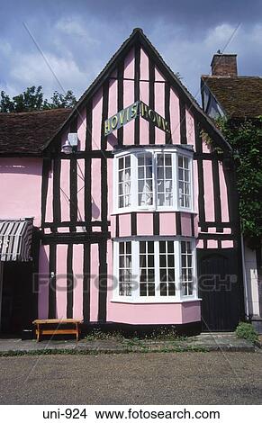 Timber Framed House Lavenham UK View Large Photo Image Picture - Timber Framed House Lavenham UK. Fotosearch