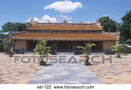 Stock Image - Tomb of Minh Mang Hue Vietnam. Fotosearch