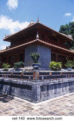 Stock Image - Tomb of Minh Mang Hue Vietnam. Fotosearch
