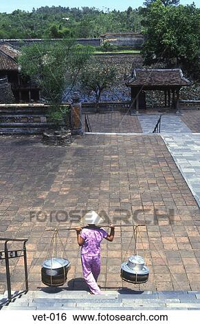 Stock Photograph - Tomb of Tu Duc Hue Vietnam Asia. Fotosearch