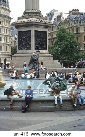Tourists by Nelsons Column London UK View Large Photo Image Stock Image - Tourists by Nelsons Column London UK. Fotosearch