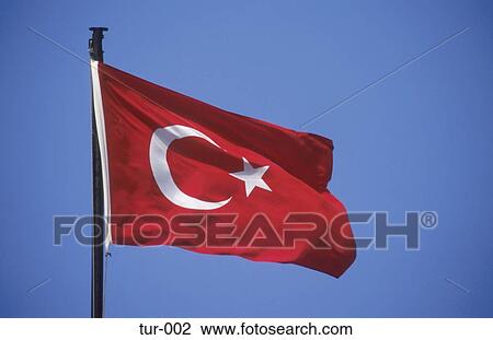 Stock Image - Turkish Flag. Fotosearch