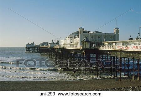 Victorian Pier Brighton UK View Large Photo Image Stock Photo - Victorian Pier Brighton UK. Fotosearch