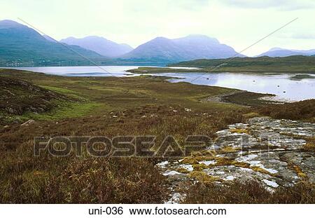 View across Lochs to Mountains Scotland UK View Large Photo Image Stock Photograph - View across Lochs to Mountains Scotland UK. Fotosearch