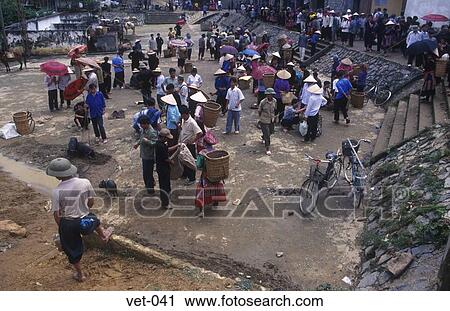 View of Bac Ha Market Vietnam Asia View Large Photo Image Stock Image - View of Bac Ha Market Vietnam Asia. Fotosearch