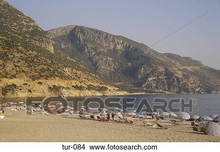 View of Beach at Fethiye Turkey View Large Photo Image Picture - View of Beach at Fethiye Turkey. Fotosearch