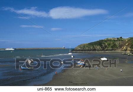 View of Old Fishguard Bay Wales UK View Large Photo Image Stock Photography - View of Old Fishguard Bay Wales UK. Fotosearch