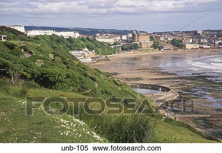 View of Seafront Scarborough Yorkshire UK View Large Photo Image Stock Photography - View of Seafront Scarborough Yorkshire UK. Fotosearch