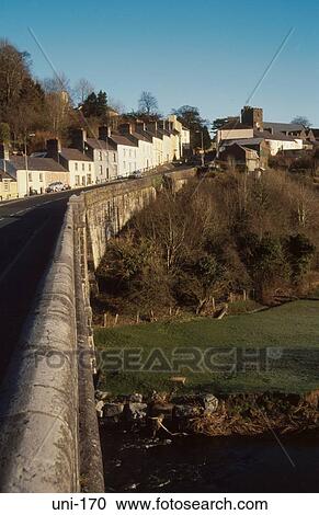 View of Street into Llandeilo From Bridge Wales UK View Large Photo Image Stock Image - View of Street into Llandeilo From Bridge Wales UK. Fotosearch