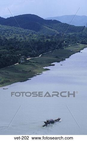 View of the Perfume River Vietnam View Large Photo Image Stock Image - View of the Perfume River Vietnam. Fotosearch