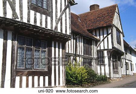 View of Timber Framed Houses Lavenham UK View Large Photo Image Stock Image - View of Timber Framed Houses Lavenham UK. Fotosearch