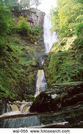 Waterfall at Llyn Rhaeder-y-mochnant Wales View Large Photo Image Stock Photography - Waterfall at Llyn Rhaeder-y-mochnant Wales. Fotosearch
