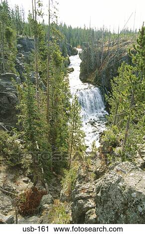 Waterfall Kepler Cascades National Park USA View Large Photo Image Stock Image - Waterfall Kepler Cascades National Park USA. Fotosearch