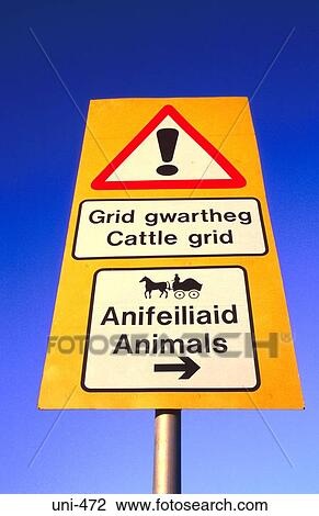 Welsh/English Road Sign View Large Photo Image Stock Image - Welsh/English Road Sign. Fotosearch