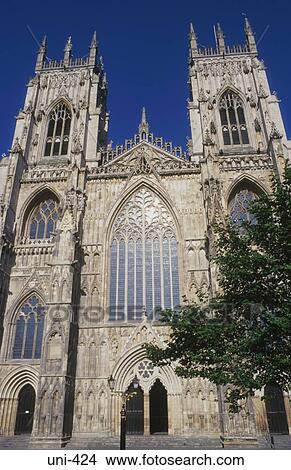 West Front of York Minster UK View Large Photo Image Picture - West Front of York Minster UK. Fotosearch