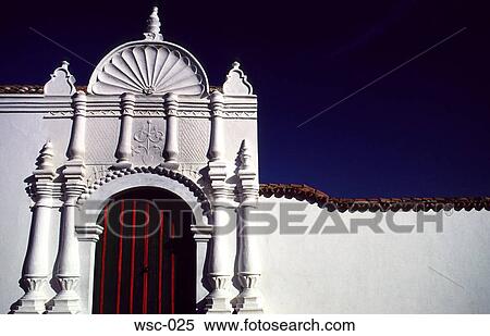 White Carved Wall Coro Venezuela View Large Photo Image Stock Photography - White Carved Wall Coro Venezuela. Fotosearch