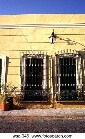 Windows of House in Mexico View Large Photo Image Stock Photograph - Windows of House in Mexico. Fotosearch