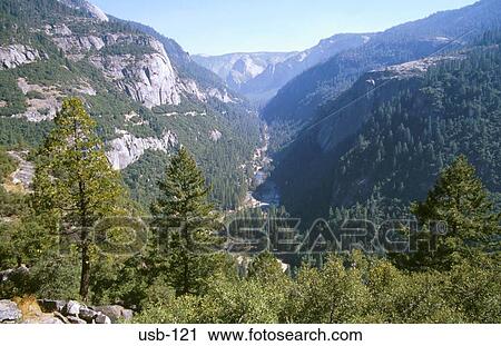 Wooded Rocky Gorge Yosemite National Park USA View Large Photo Image Stock Image - Wooded Rocky Gorge Yosemite National Park USA. Fotosearch