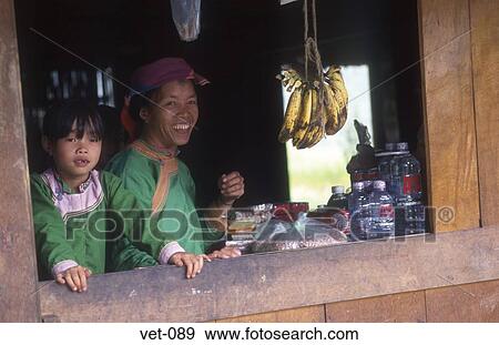 Zay Woman and Child Vietnam View Large Photo Image Stock Photo - Zay Woman and Child Vietnam. Fotosearch