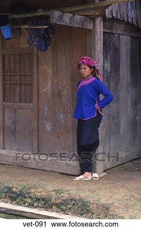 Zay Woman Sapa Vietnam View Large Photo Image Stock Image - Zay Woman Sapa Vietnam. Fotosearch