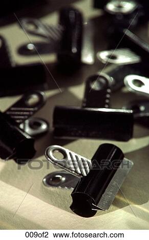 Stock Image - BLACK, Bulldog, Clips, CLOSE. Fotosearch