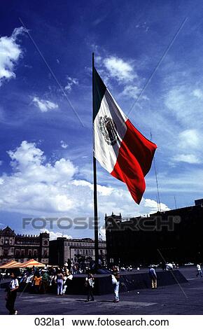 Stock Image - BLUE, LATIN, Flag, AMERICA. Fotosearch