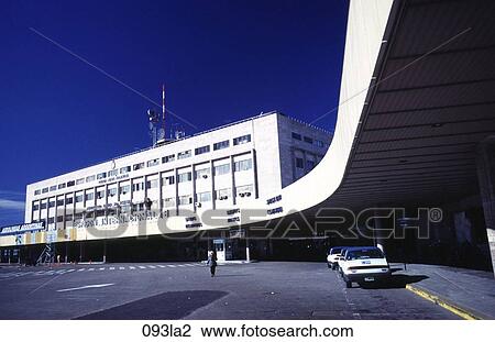 Stock Image - Airport, Facade, Buenos, Argentina, Aires. Fotosearch