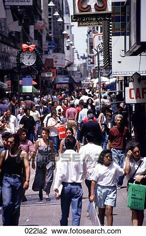 Argentina, Pedestrian, Busy, Buenos, Aires View Large Photo Image Stock Image - Argentina, Pedestrian, Busy, Buenos, Aires. Fotosearch