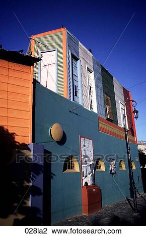 Boca, Colourful, Building, Argentina View Large Photo Image Stock Image - Boca, Colourful, Building, Argentina. Fotosearch