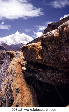 Stock Image - Colourful, Rock, Formations, Argentina. Fotosearch