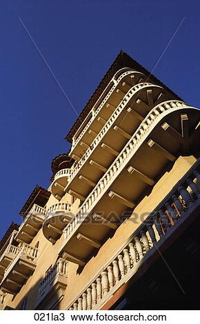 Stock Image - Apartment, Catagena, Block, ARCHITECTURE, AMERICA. Fotosearch