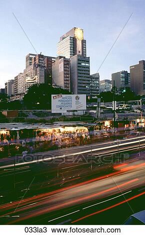 Stock Image - BLUR, CARS, CARACAS, AMERICA. Fotosearch
