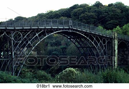 Stock Image - ARCHITECTURE, INDUSTRIAL, First, Bridge, ARCH. Fotosearch