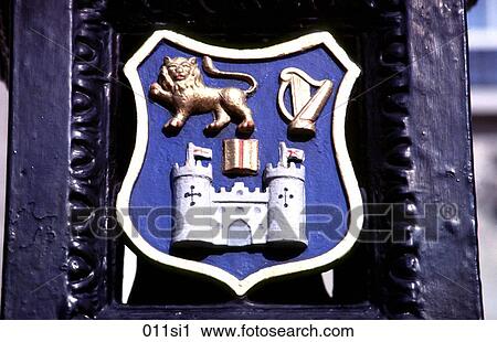 BLUE, CASTLE, COLLEGE, Crest, Dublin View Large Photo Image Stock Image - BLUE, CASTLE, COLLEGE, Crest, Dublin. Fotosearch