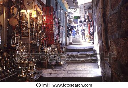 Aqabat, East, Brass, ALLEY View Large Photo Image Stock Image - Aqabat, East, Brass, ALLEY. Fotosearch
