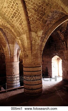 ARCHITECTURE, Crusader, Castle, Basement, Akko View Large Photo Image Stock Image - ARCHITECTURE, Crusader, Castle, Basement, Akko. Fotosearch