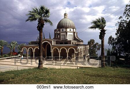 Beatitudes, DOME, COLONNADE, Church, ARCHITECTURE View Large Photo Image Stock Image - Beatitudes, DOME, COLONNADE, Church, ARCHITECTURE. Fotosearch