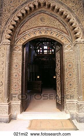 Stock Image - Al-Mualalaqa, ARCHITECTURE, Arched, AL-MUALILAQA, AFRICA. Fotosearch