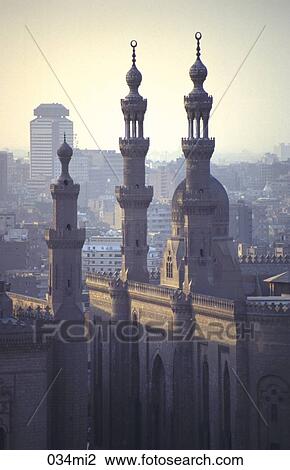 Stock Image - ANCIENT, CITYSCAPE, Cairo, ARCHITECTURE, AFRICA. Fotosearch