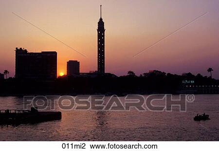 Stock Image - ARCHITECTURE, Cairo, behind, AFRICA. Fotosearch
