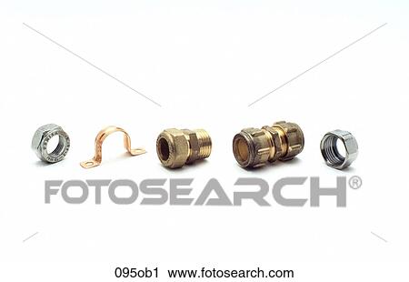Brass, HARDWARE, Fittings, Compression, Assorted View Large Photo Image Stock Image - Brass, HARDWARE, Fittings, Compression, Assorted. Fotosearch