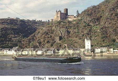 Barge, BOAT, CASTLE, Down, EUROPE View Large Photo Image Stock Image - Barge, BOAT, CASTLE, Down, EUROPE. Fotosearch