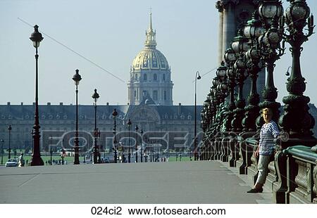 Stock Image - Bridge, III, France, Alexander. Fotosearch
