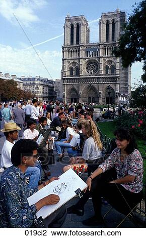 Dame, France, DRAW, Artists View Large Photo Image Stock Image - Dame, France, DRAW, Artists. Fotosearch