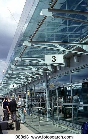 ARCHITECTURE, FACADE, ENGLAND, Airport View Large Photo Image Stock Image - ARCHITECTURE, FACADE, ENGLAND, Airport. Fotosearch