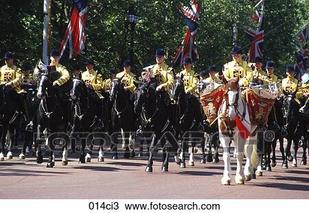 Band, HORSE, ENGLAND, Cavalry, ARMY View Large Photo Image Stock Image - Band, HORSE, ENGLAND, Cavalry, ARMY. Fotosearch
