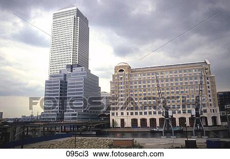 Stock Image - BUILDING, Developments, Canary, BUSINESS, ARCHITECTURE. Fotosearch