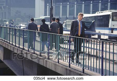 ASIA, Businessman, Bridge, BLUE, Airport View Large Photo Image Picture - ASIA, Businessman, Bridge, BLUE, Airport. Fotosearch