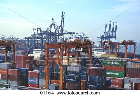 BUSINESS, Container, CHINA, ASIA View Large Photo Image Picture - BUSINESS, Container, CHINA, ASIA. Fotosearch